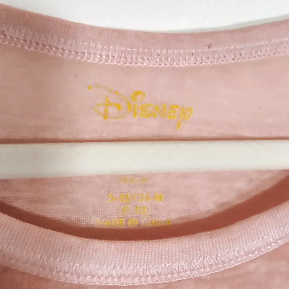 Disney Mickey Minnie Comic Sleep Shirt Blush Pink Sheer S-M - Picture 5 of 6